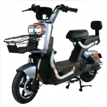 Luxury Halo Ring LED Headlight Electric Bicycle 2 Seater Sports City Mobility Scooter Digital Dashboard Anti-Slip Pedal Moped Ebike