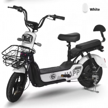 Pedal Assisted Electric Bike Rear Suspension Puncture Resistant Tires Two Seats Mobility Scooter with Turn Signals for Commuting