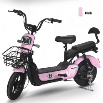 Pedal Assisted Electric Bike Rear Suspension Puncture Resistant Tires Two Seats Mobility Scooter with Turn Signals for Commuting
