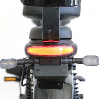 Anti-Slip Auxiliary PU Wheels Children Electric Motorcycle Wide Comfort Seat Key Start Music Player Kids Motor Scooter
